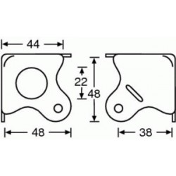 Coin plat - Zinc - AH_4004