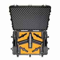 Valise de protection pour dji inspire 3 - hprc2800w avec roues