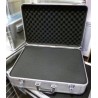 Valise aluminium STS2410P avec mousse prédécoupée + poignée télescopique